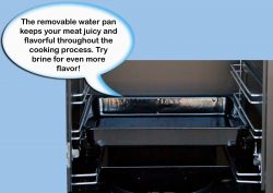 camp chef smoker: water pan