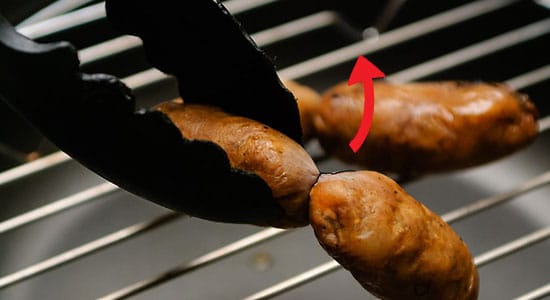 Remove the smoked sausage