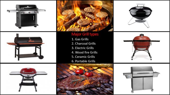 6 Major Types of Grills: Which One You Want?