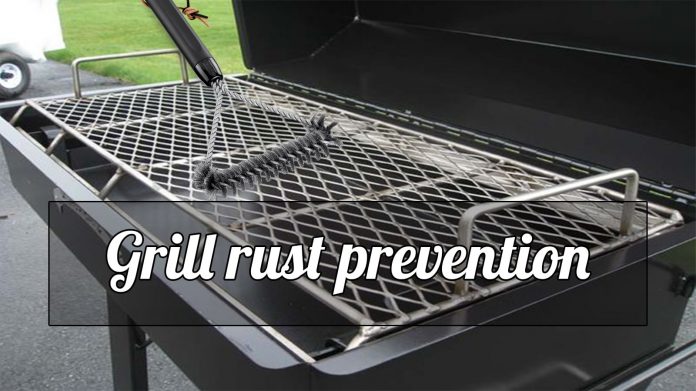Grill rust prevention