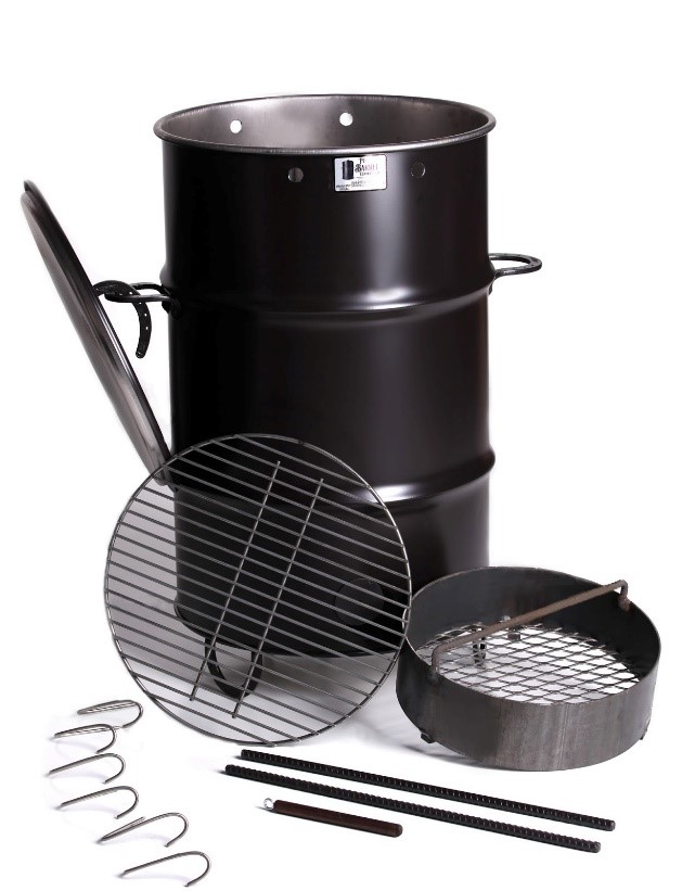 pit barrel cooker package review: different parts