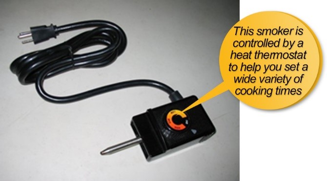 old smokey grill: heat thermostat 
