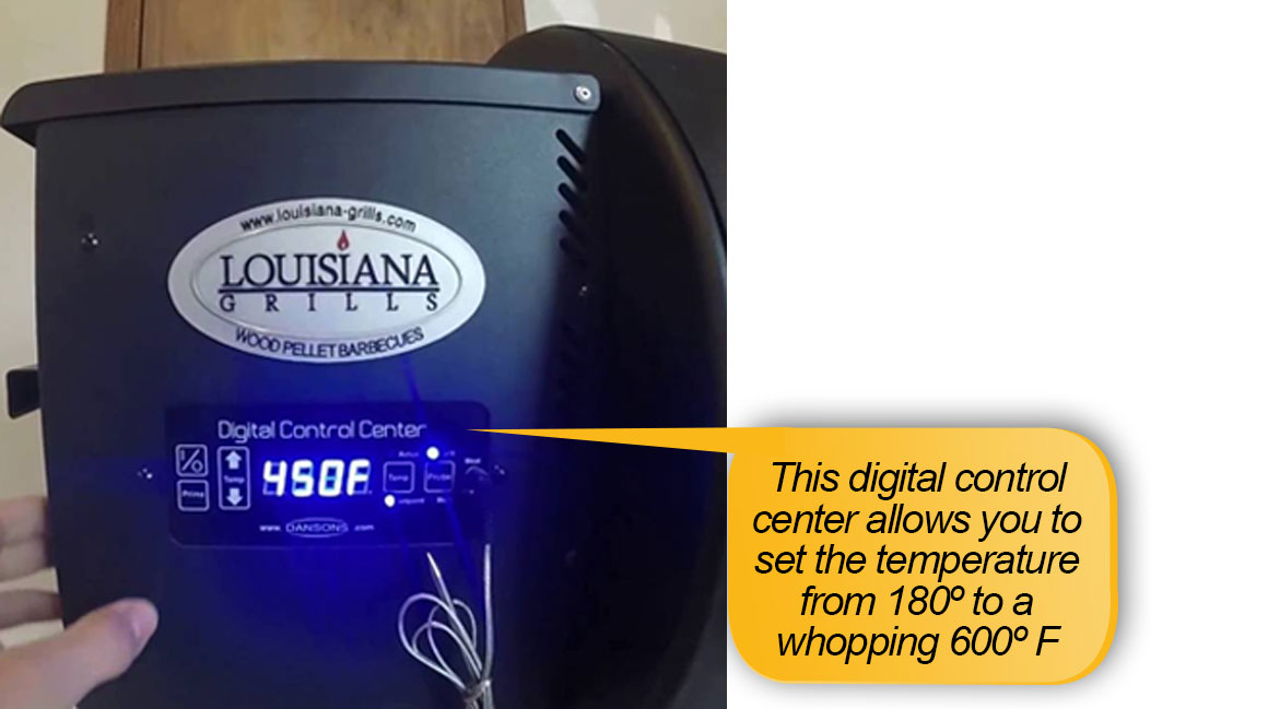 Louisiana Grills LG 900 Review: digital control center