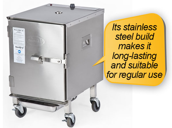 Smokin-It Model 1 Electric Smoker: stainless steel body construction