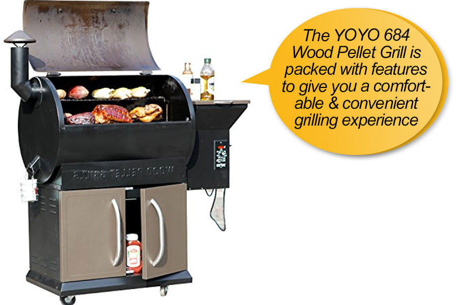 YOYO 684SQIN Wood Pellet Grills: review