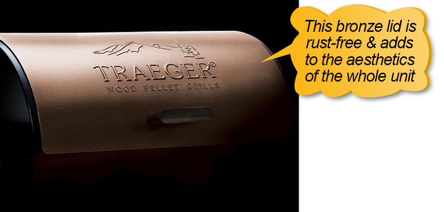 Traeger Pellet Grills BBQ155.01: Bronze lid