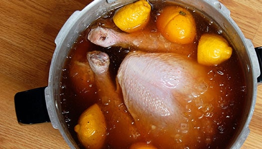 turkey brine: Traditional turkey brine is something you often make