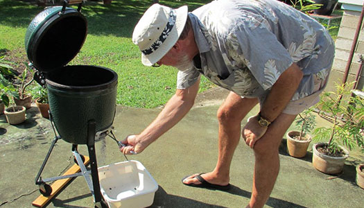 Cleaning green clearance egg