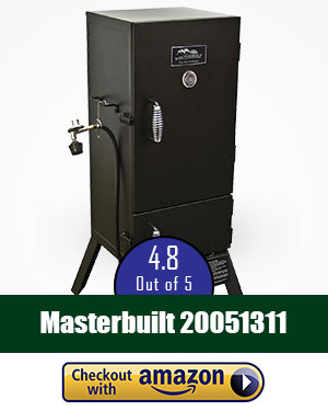 GrillPro 33 in. Vertical Propane GAS Cabinet Smoker