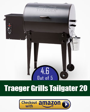 Traeger Grills Tailgater 20 Portable Wood Pellet Grill