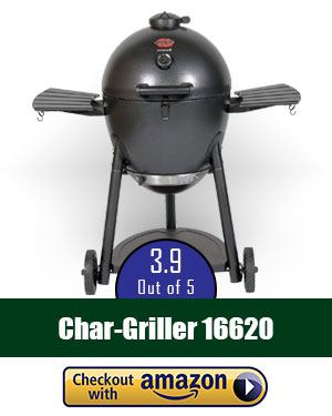 Char-Griller 16620 Akorn Kamado Kooker Charcoal Barbecue Grill and Smoker