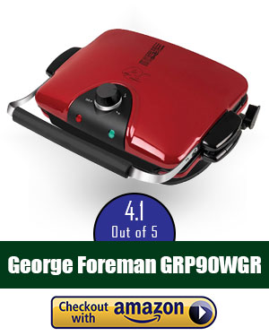 George Foreman Evolve Grill w/ 6 Removable Non-stick Plates 