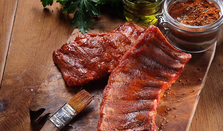 pork ribs: 