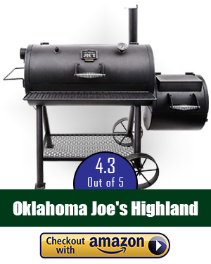 Grill Side Shelf for Oklahoma Joe's Highland Offset Smoker and Highland Reverse Flow Smoker, Grill Accessories