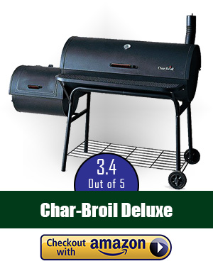 CharBroil Char-Boil American Gourmet 1280 Offset Charcoal Smoker and Grill  & Reviews