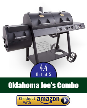 best offset smoker: Oklahoma Joe's LP Gas/Charcoal Smoker Combo - the best combo you'll find