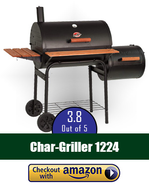 best offset smoker: Char-Griller 1224 Smokin Offset Smoker - a versatile choice