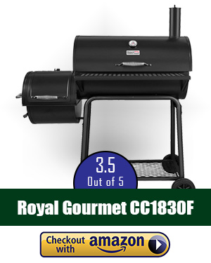 best offset smoker: Royal Gourmet Offset Smoker with Charcoal Grill