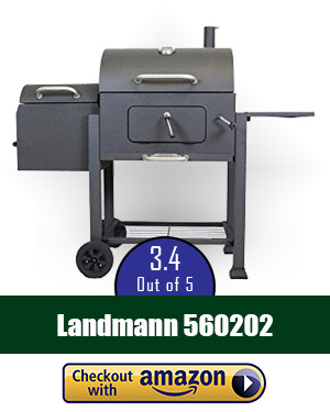 best offset smoker: Landmann 560202 Vista Barbecue Grill with Offset Smoker Box