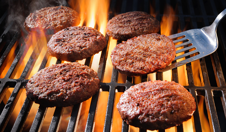 Grilled Hamburger Patty