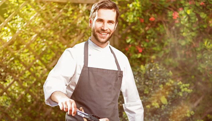 mens chef aprons personalized