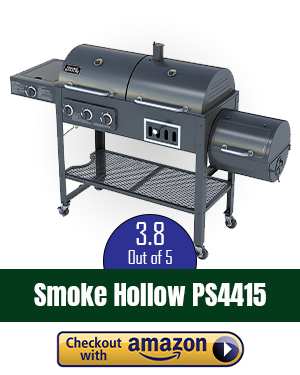 Smoke Hallow 38-Inch Outdoor Vertical Propane Gas BBQ Meat Smoker